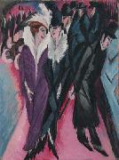 Ernst Ludwig Kirchner Street, Berlin oil painting